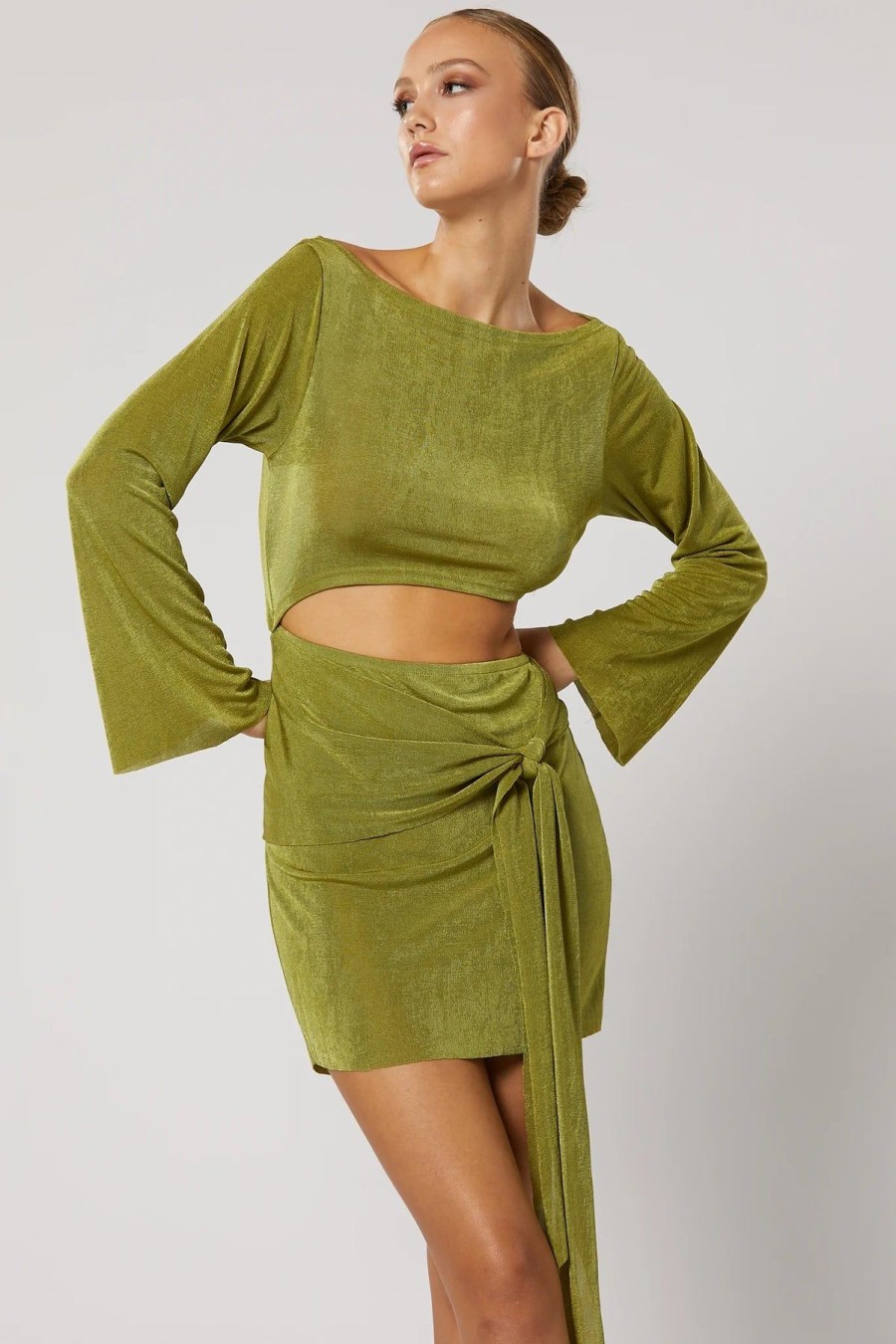 Women Winona Wedding Guest | Winona Xenia Short Dress-Green