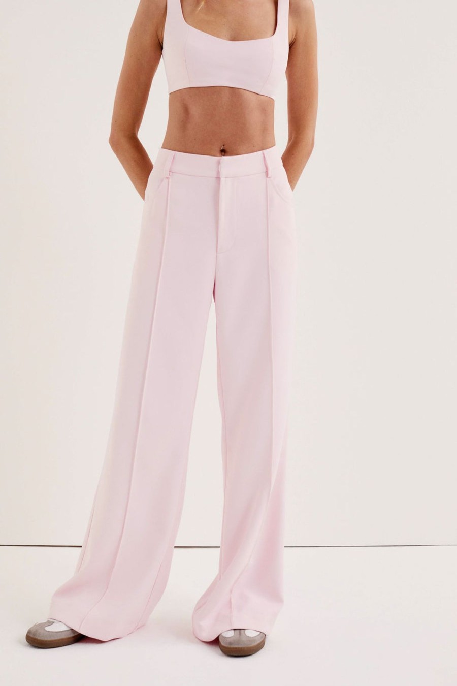 Women For Love & Lemons Sets | For Love & Lemons Shannon Pant-Light Pink