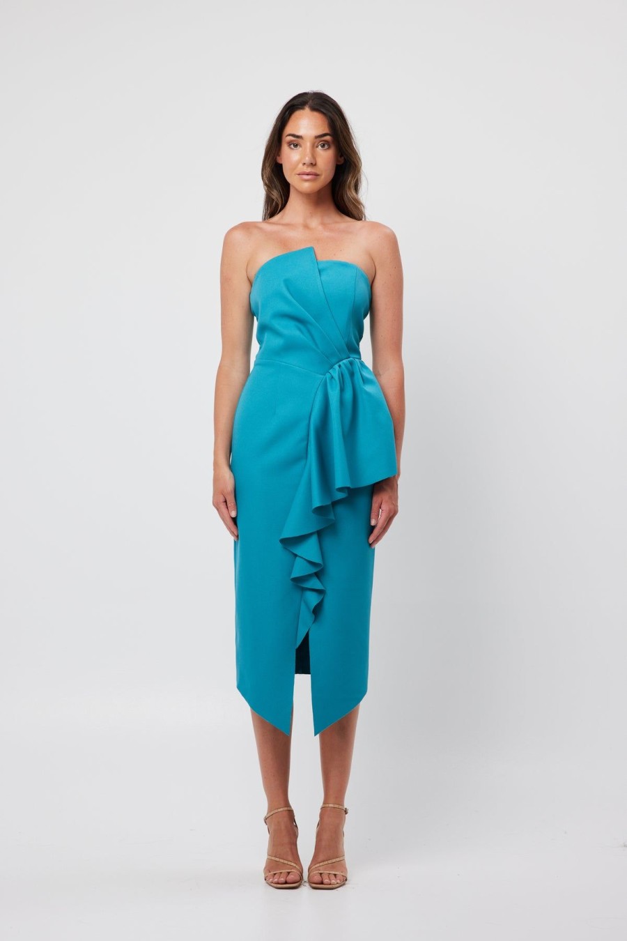 Women Elliatt Wedding Guest | Elliatt Ayla Dress-Turquoise