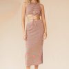 Women Suboo Sets | Suboo Carla Side Split Skirt-Space Dyed