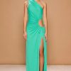 Women Sonya Wedding Guest | Sonya Nour Knit Maxi Dress-Turquoise