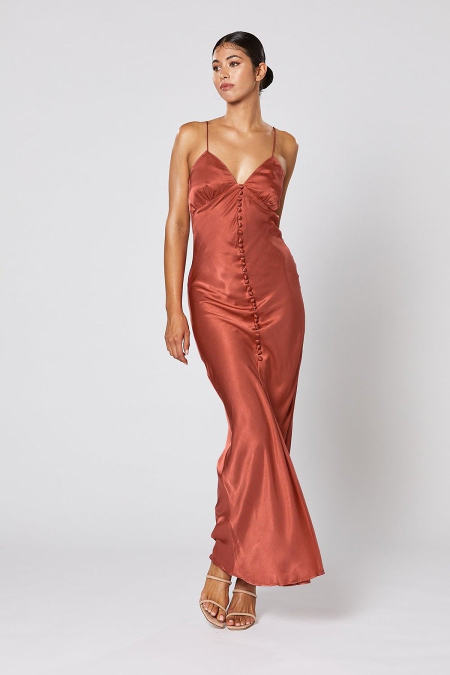 Women Winona Wedding Guest | Winona Zola Dress-Copper