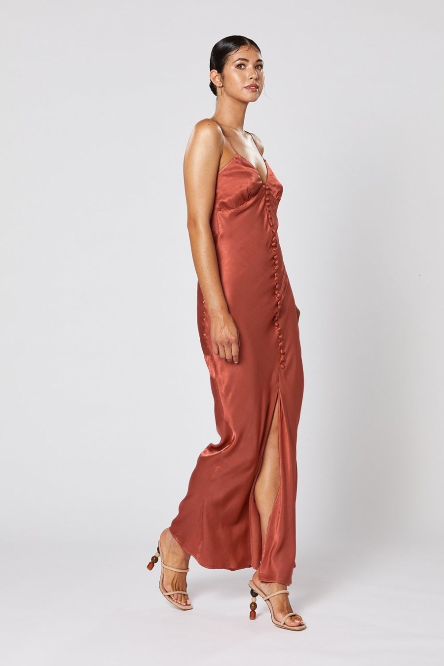 Women Winona Wedding Guest | Winona Zola Dress-Copper