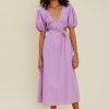 Women Suboo Wedding Guest | Suboo Skylar Cross Front Cut Out Maxi Dress-Lavendar