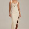 Women C/MEO Collective Wedding Guest | C/Meo Collective Validate Dress-Parchment