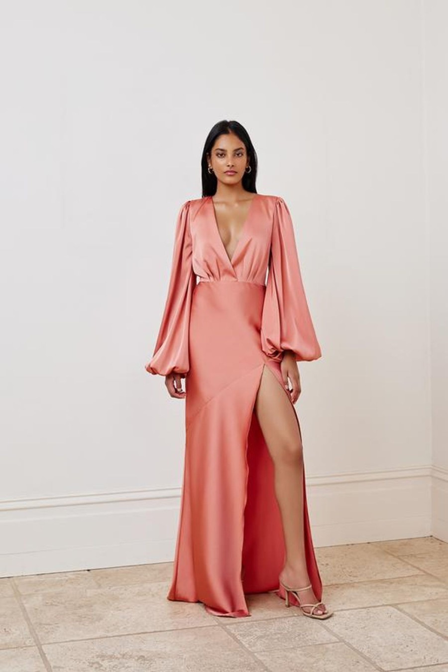 Women Lexi Formal | Lexi India Dress-Salmon