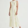 Women Third Form Wedding Guest | Third Form Stroke Frill Maxi Tank Dress-Limoncello