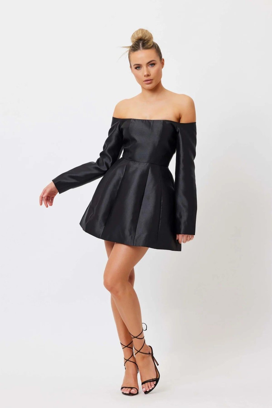 Women Bianca & Bridgett Wedding Guest | Bianca & Bridgett Michelle Dress-Black