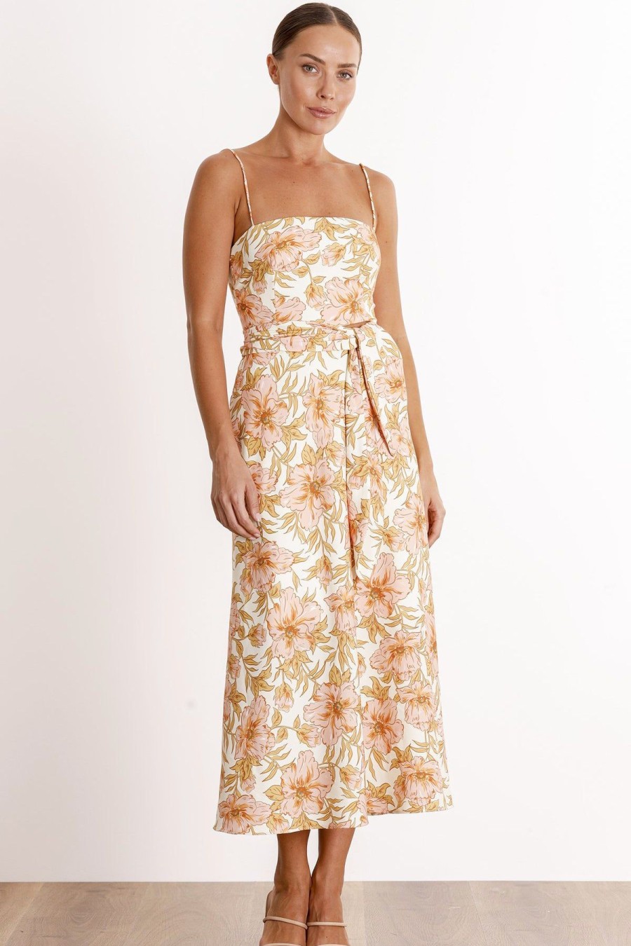 Women Pasduchas Wedding Guest | Pasduchas Play Nice Midi Dress-Sunny