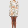 Women Leo Lin Wedding Guest | Leo & Lin Millie Pocket Shirt Mini Dress-Kumquats