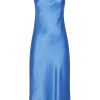 Women Third Form Wedding Guest | Third Form Crush Bias One Shoulder Midi Dress-Aegean