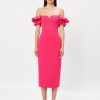 Women Elliatt Wedding Guest | Elliatt Creole Dress-Fuchsia