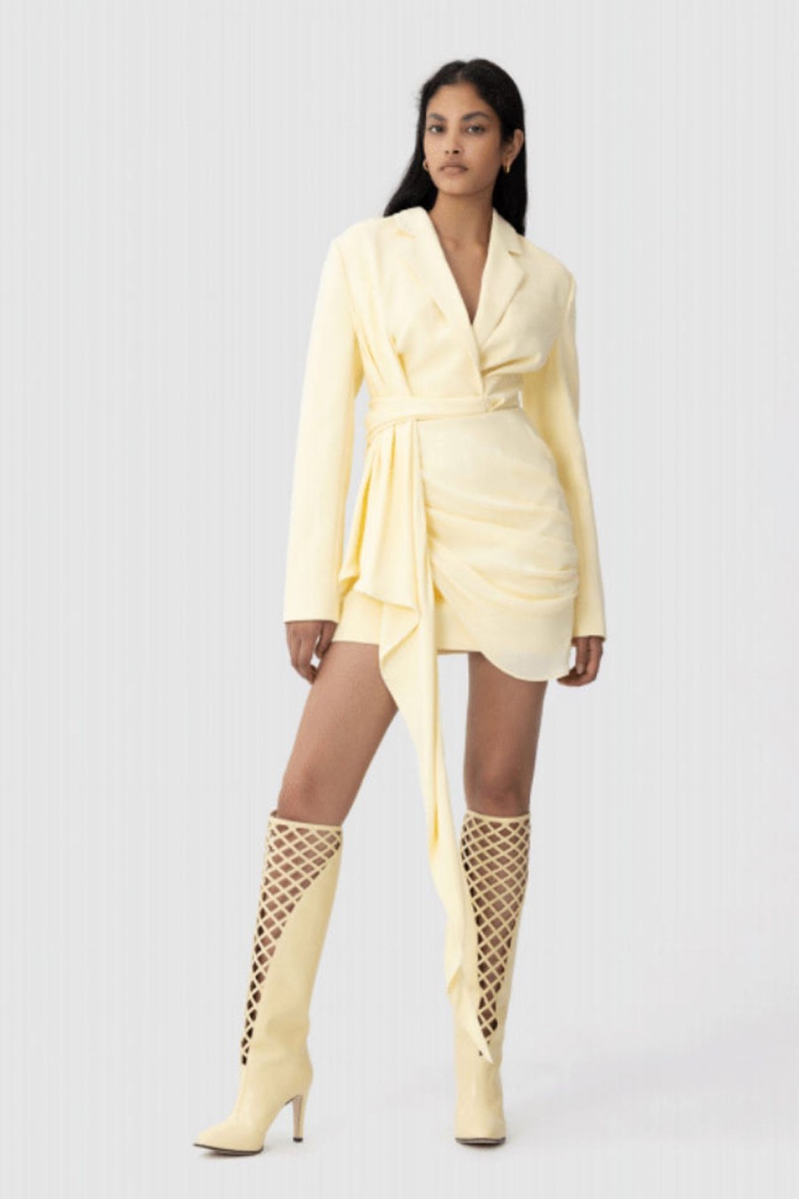 Women C/MEO Collective Party | C/Meo Collective Caught Up Dress-Butter