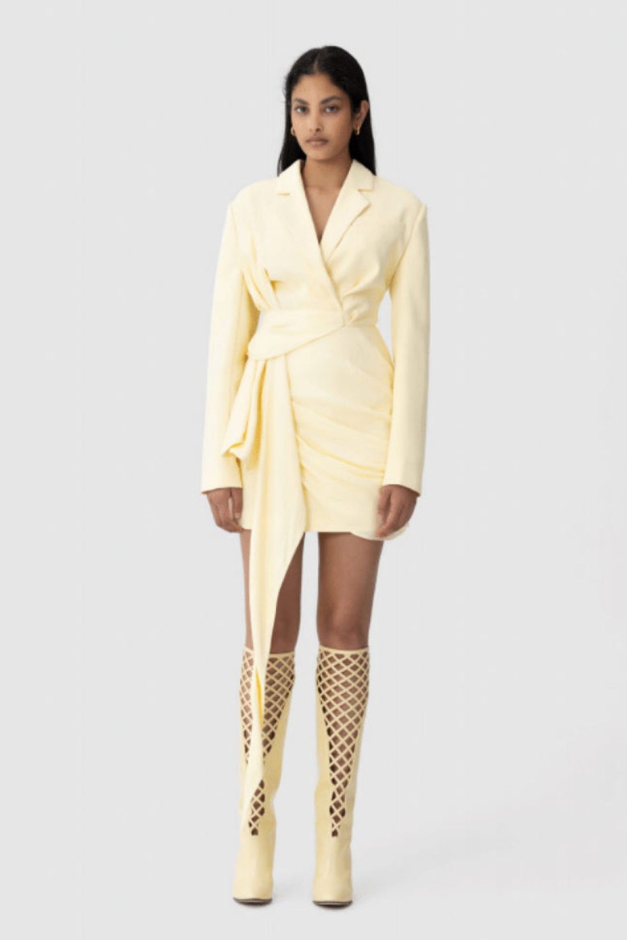 Women C/MEO Collective Party | C/Meo Collective Caught Up Dress-Butter