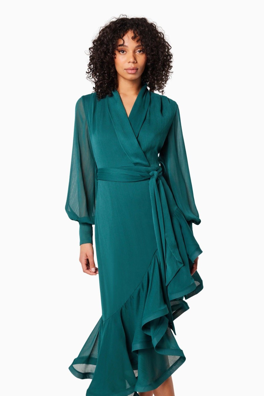 Women Elliatt Wedding Guest | Elliatt Genevieve Dress-Forest Green