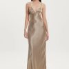 Women Third Form Wedding Guest | Third Form Crush Bias Tri Midi Dress-Driftwood