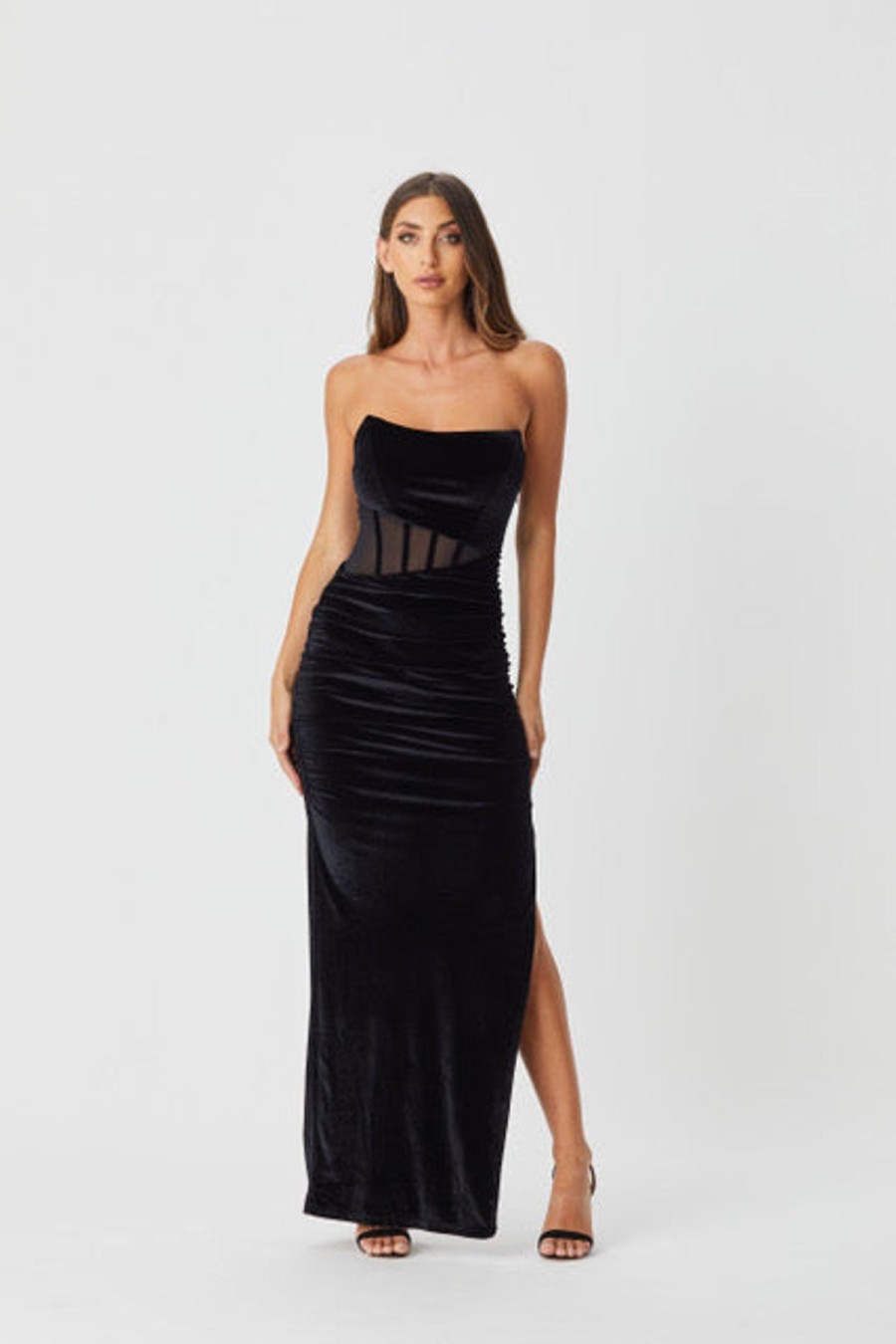 Women Bianca & Bridgett Wedding Guest | Bianca & Bridgett Lennox Dress-Black