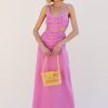 Women Suboo Wedding Guest | Suboo Aster Cutout Dress-Fuschia