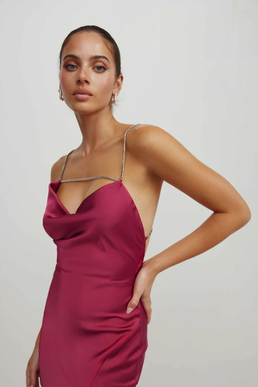 Women Lexi Formal | Lexi Ariel Dress-Crimson