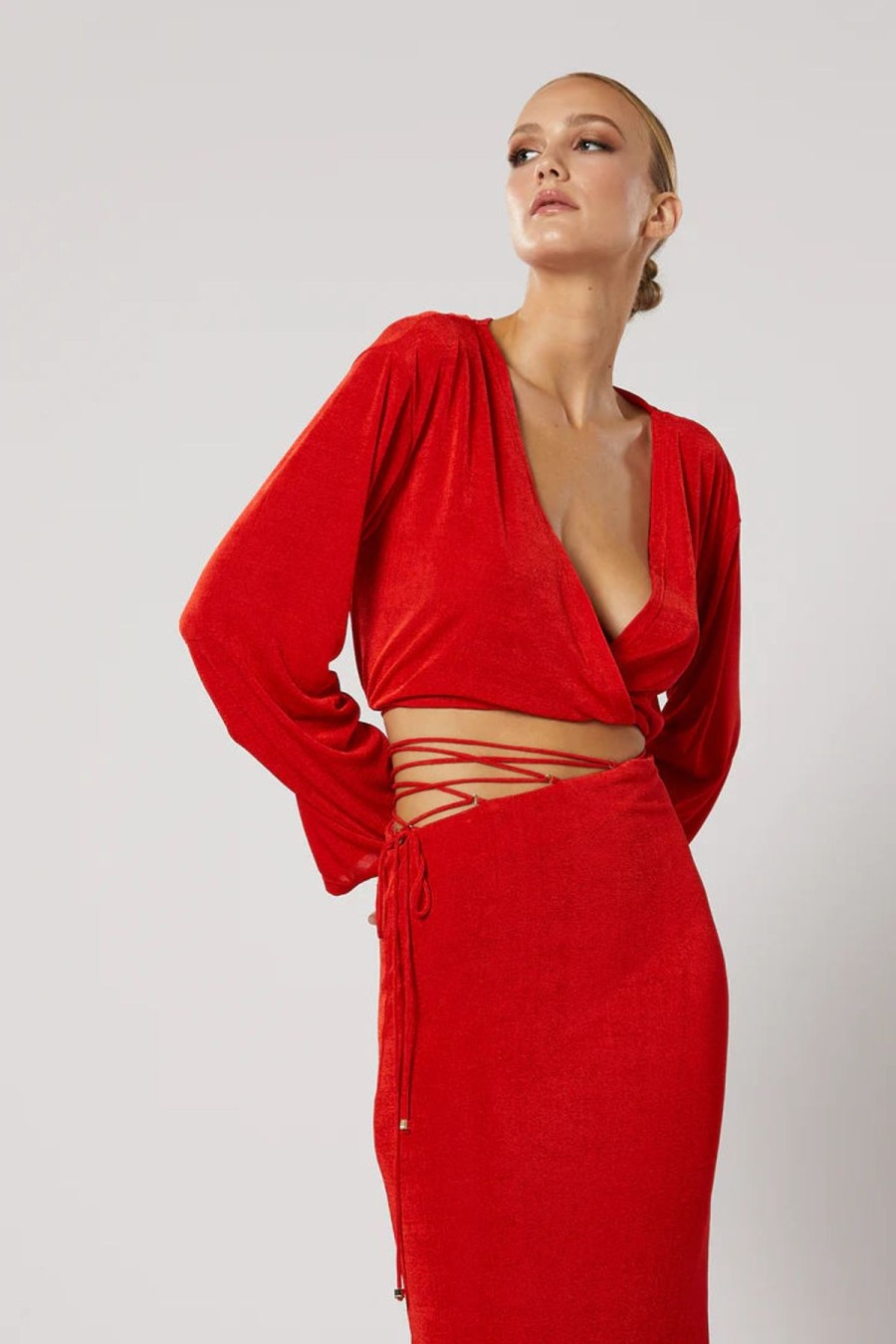 Women Winona Sets | Winona Xenia Top-Red