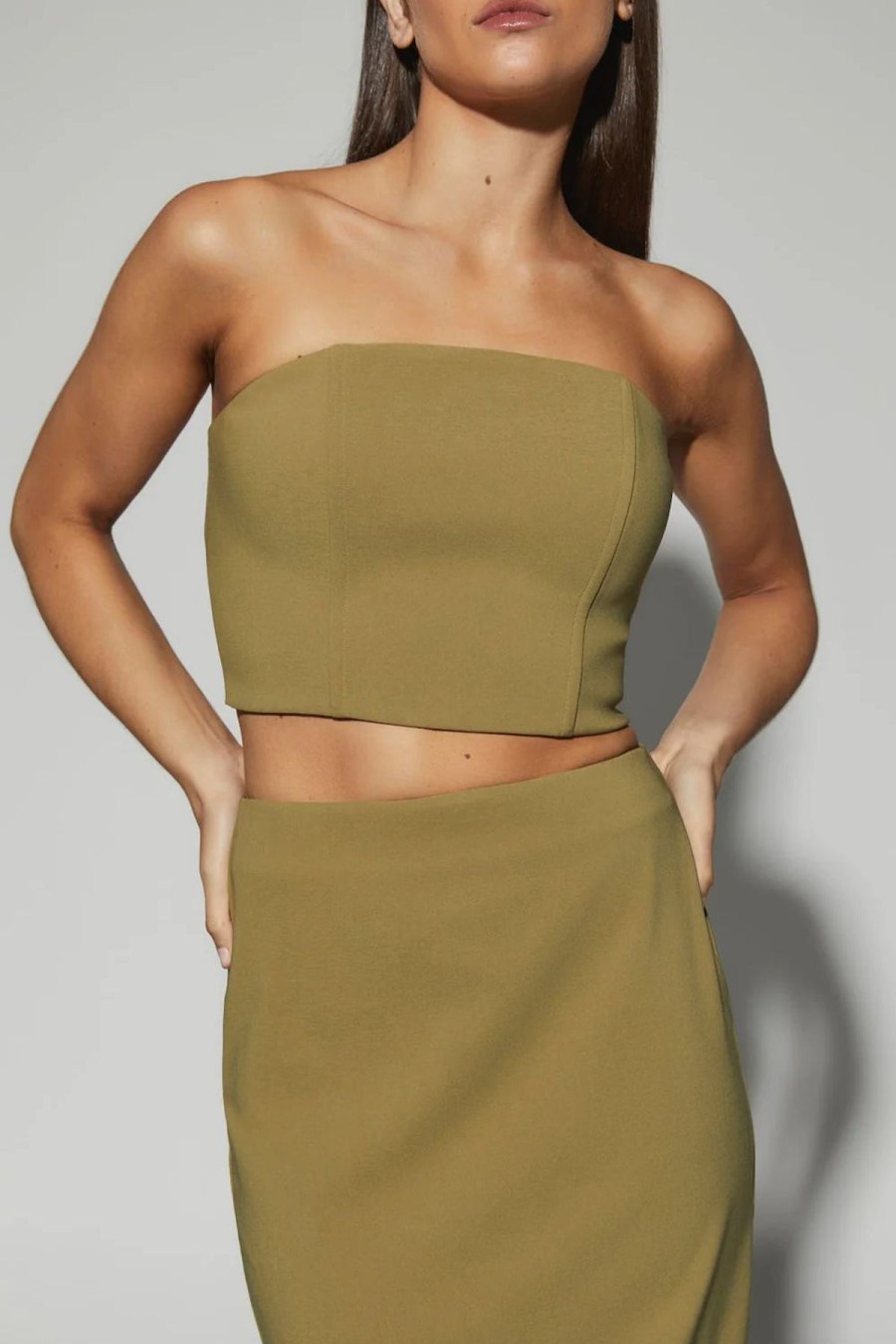 Women Dress Hire AU Sets | Kianna Adriana Skirt-Olive