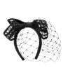 Women Dress Hire AU Headwear | Heather Mcdowall Kate Veil-Black