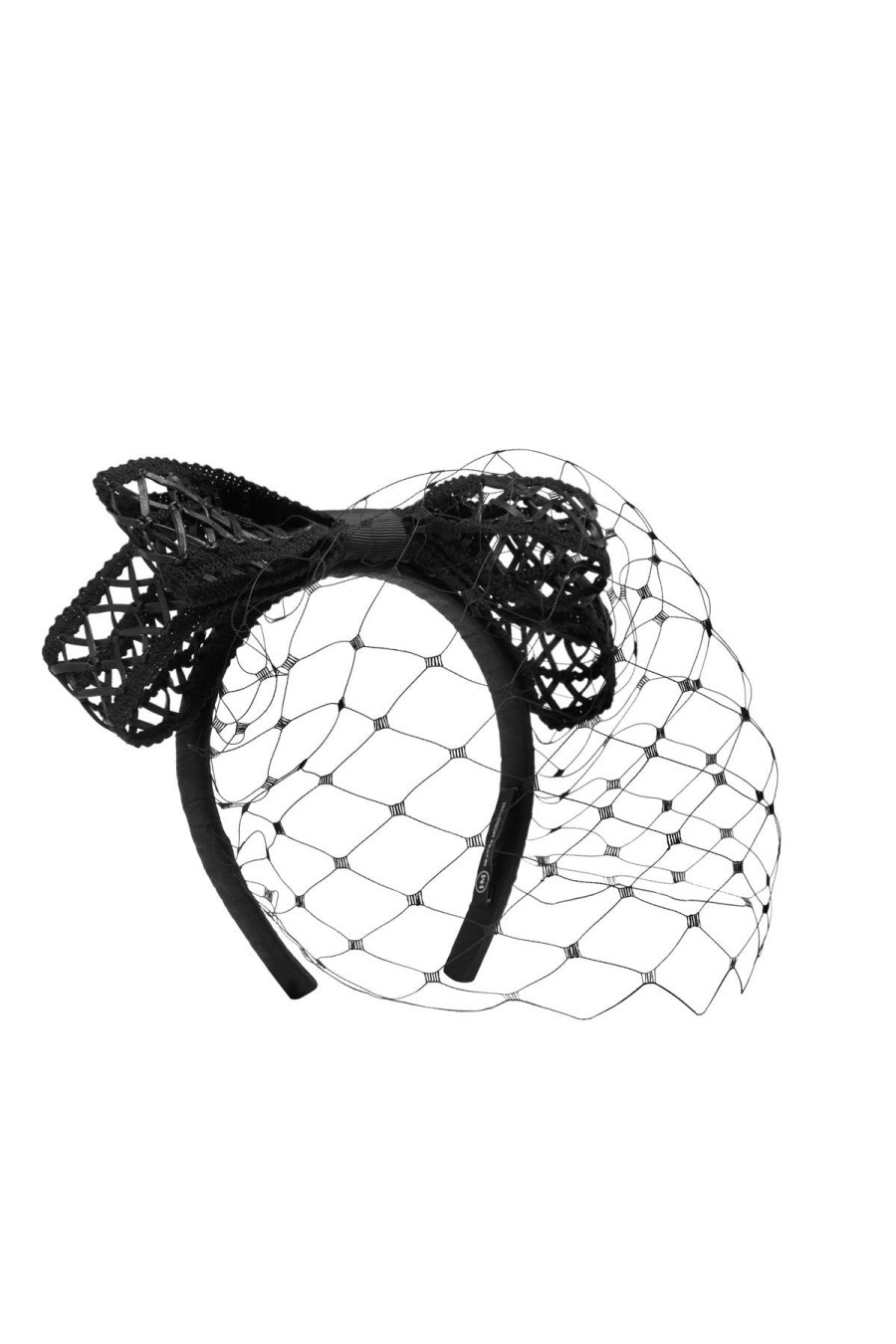 Women Dress Hire AU Headwear | Heather Mcdowall Kate Veil-Black