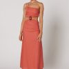 Women Winona Wedding Guest | Winona Cardinia Midi Dress-Coral