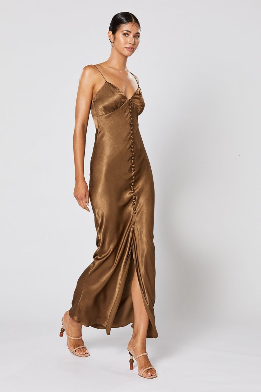 Women Winona Wedding Guest | Winona Zola Dress-Cocoa