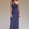 Women Suboo Wedding Guest | Suboo Anika Keyhole Slip Dress-Navy