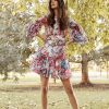 Women Sofia Irina Race Day | Sofia Irina Tiered Mini Balloon Dress-Spring Flora