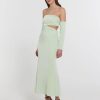 Women Dress Hire AU Wedding Guest | Kianna Gordon Dress-Mint Green