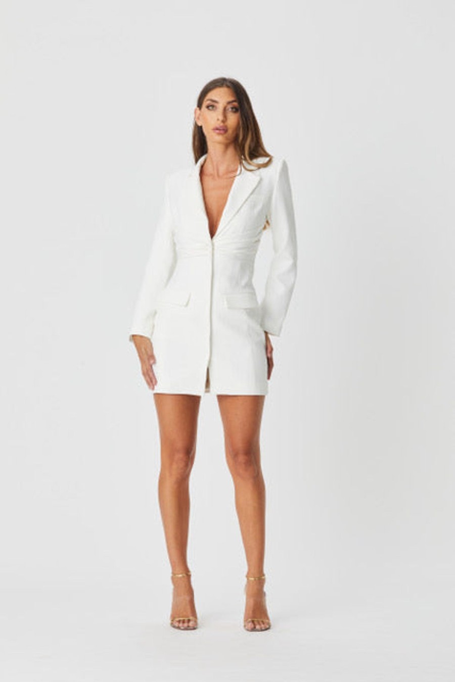 Women Bianca & Bridgett Party | Bianca & Bridgett Dea Dress-White