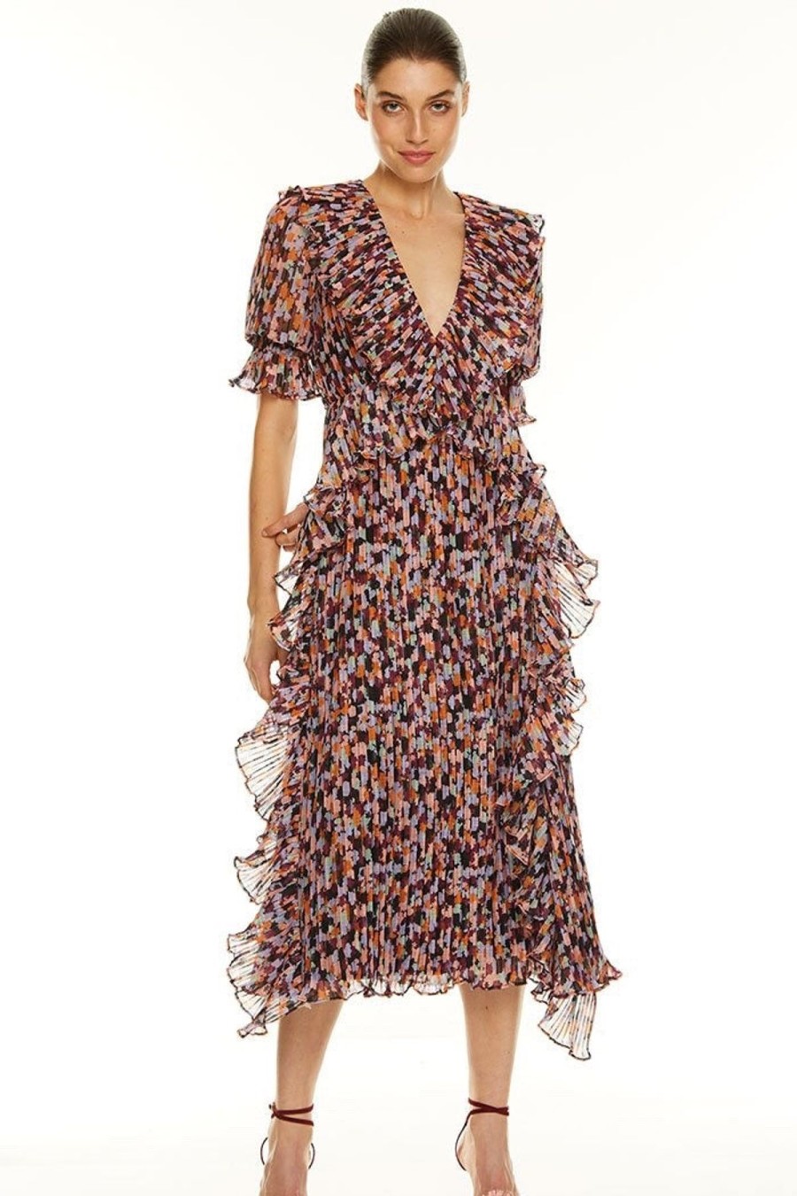 Women Talulah Wedding Guest | Talulah Sweet Sugar Midi Dress-Multi