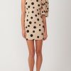 Women Torannce Wedding Guest | Torannce One Spot Mini Dress-Beige