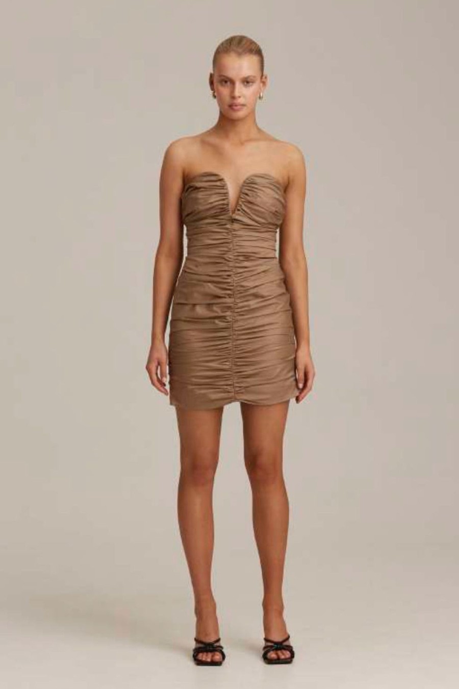 Women C/MEO Collective Party | C/Meo Collective Intermission Dress-Coffee