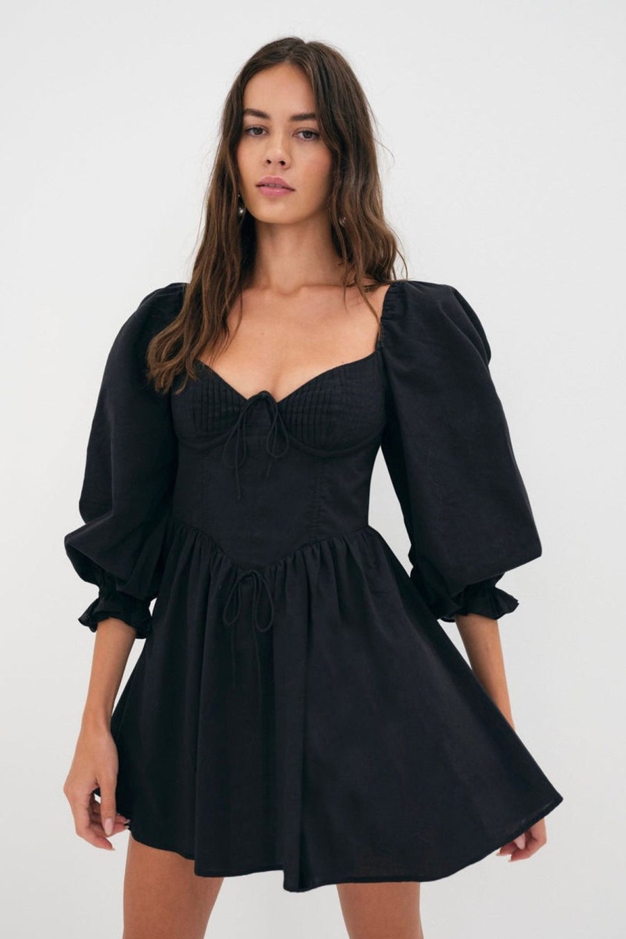 Women For Love & Lemons Party | For Love & Lemons Ruth Mini Dress-Black