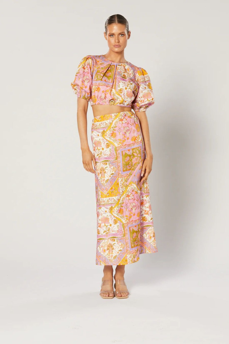 Women Winona Sets | Winona Harlan Shell Skirt-Paisley Print