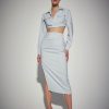 Women Dress Hire AU Sets | Kianna Carmen Skirt-Light Blue