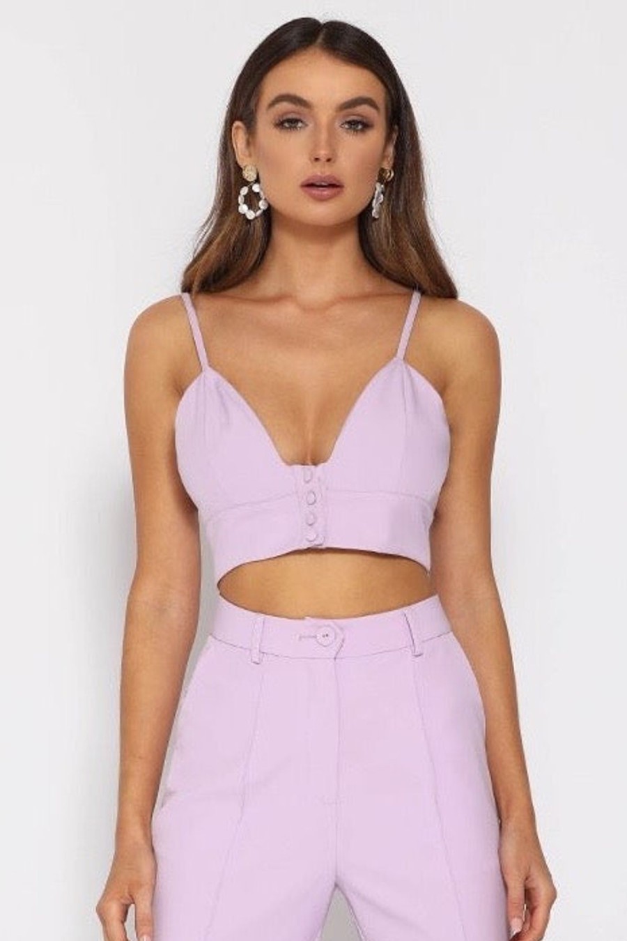 Women Dress Hire AU Sets | Runaway The Label Need Want Top-Lilac