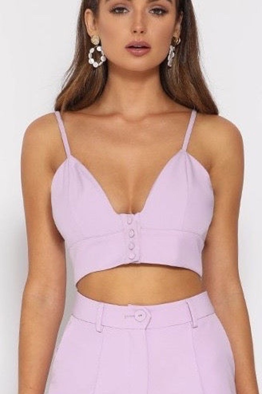 Women Dress Hire AU Sets | Runaway The Label Need Want Top-Lilac