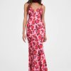 Women For Love & Lemons Party | For Love & Lemons Huda Maxi Dress-Pink Floral