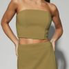 Women Dress Hire AU Sets | Kianna Adriana Bodice-Olive