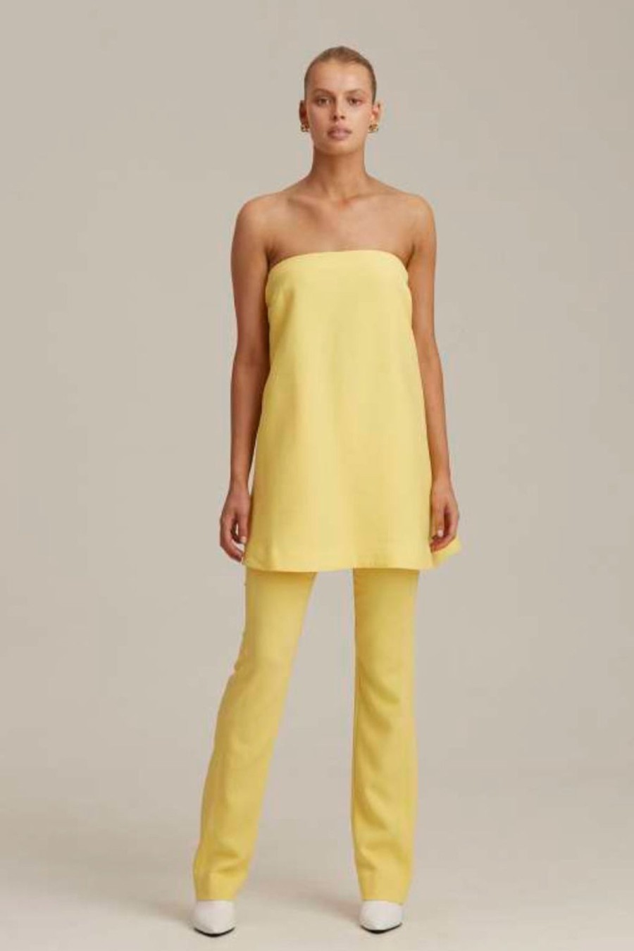 Women C/MEO Collective Pants | C/Meo Collective Aperture Hold On Pant-Lemon