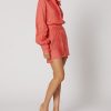 Women Winona Wedding Guest | Winona Cardinia Shirt Dress-Coral