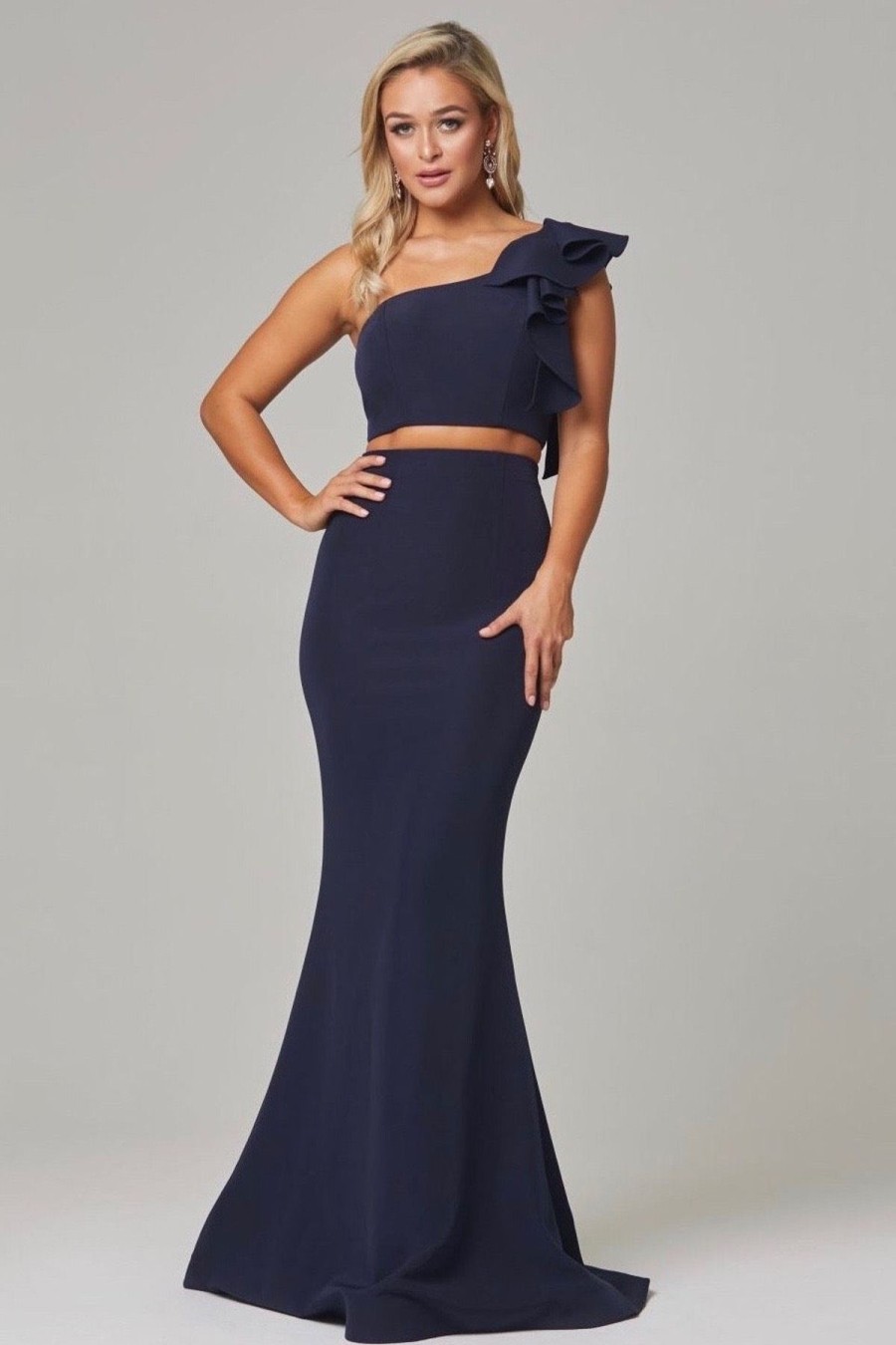 Women Tania Olsen Sets | Tania Olsen Skyler Gown-Navy