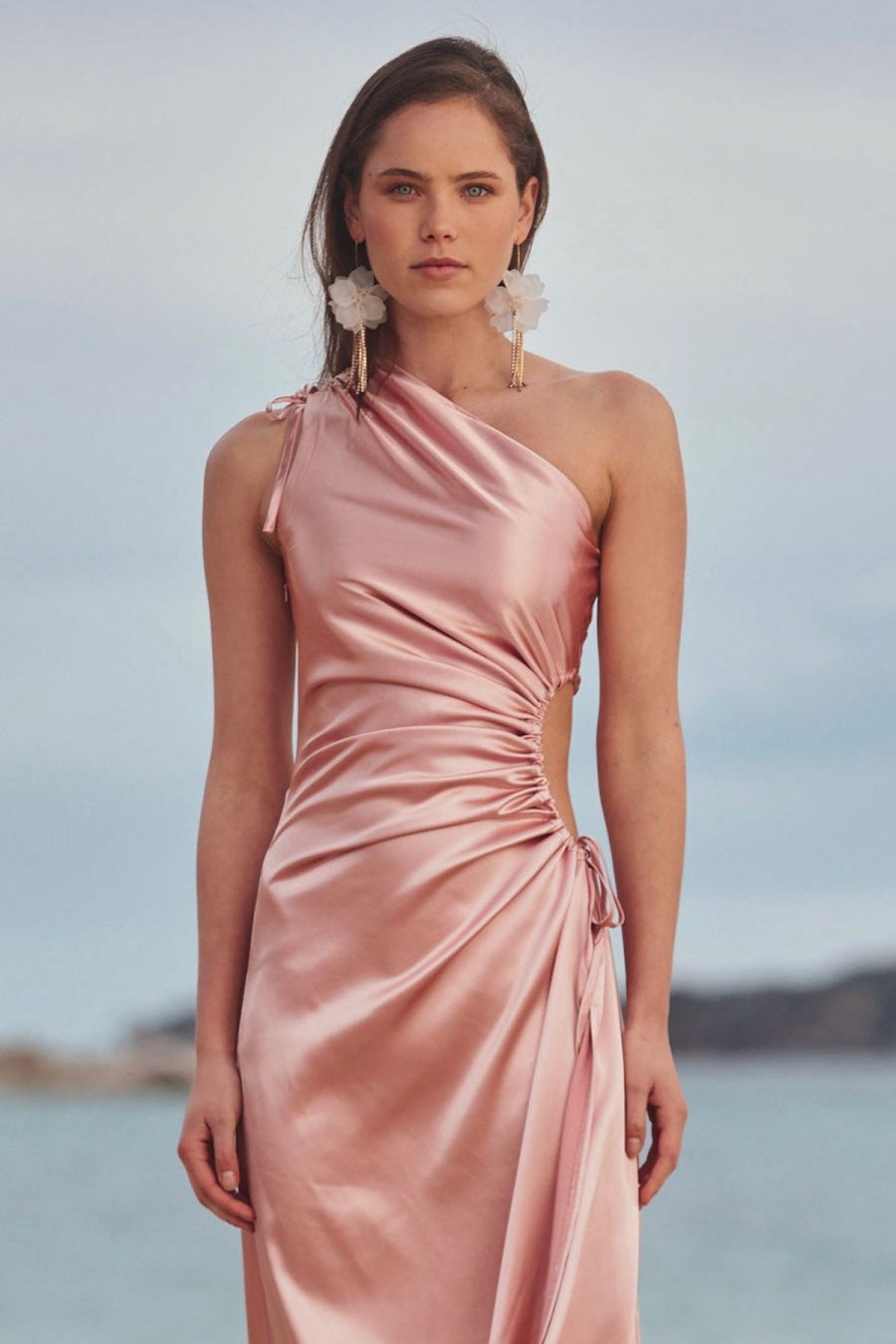 Women Sonya Wedding Guest | Sonya Nour Blush Maxi Dress-Rose