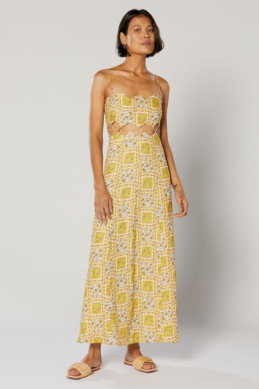 Women Winona Wedding Guest | Winona Sloane Scallop Dress-Print