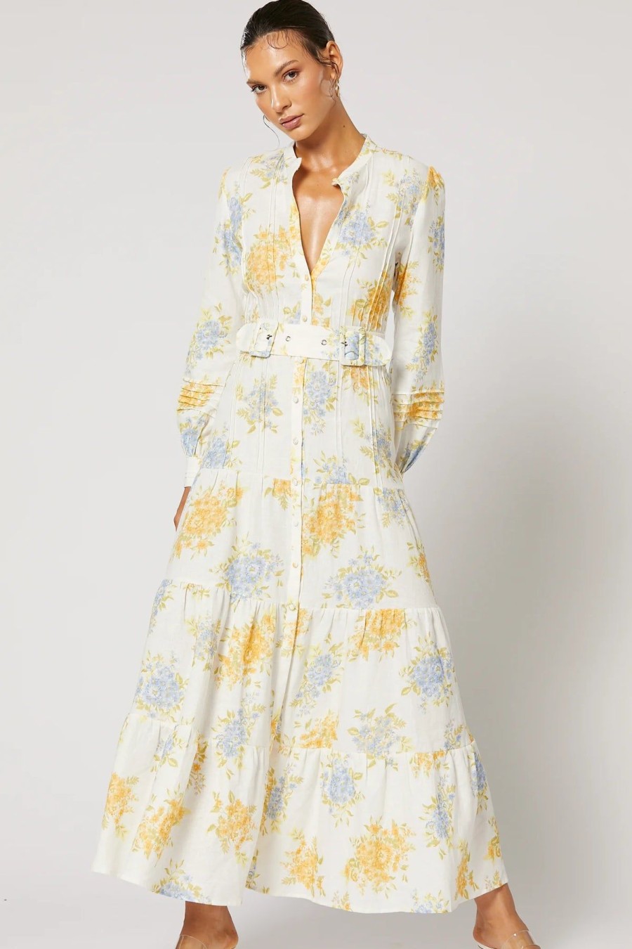 Women Winona Wedding Guest | Winona Ravello Button Maxi Dress-Print