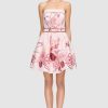 Women Leo Lin Wedding Guest | Leo & Lin Amor Bustier Mini Dress-Print